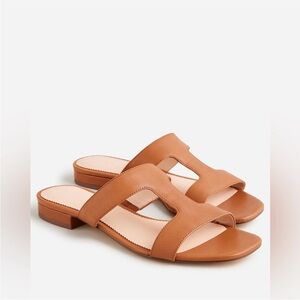 J.Crew Hazel cutout sandals in leather